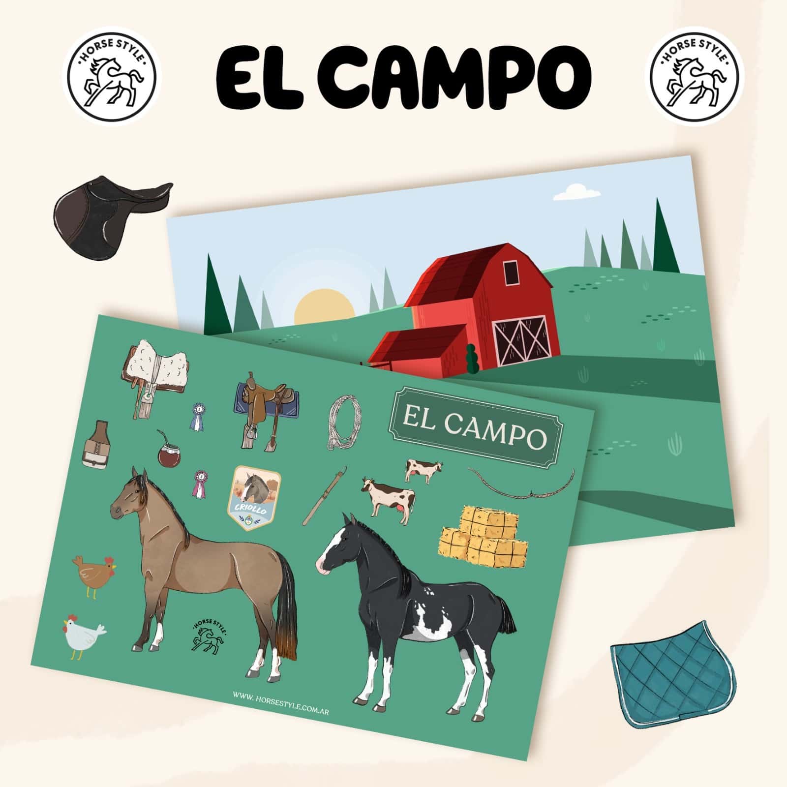 Arma tu campo - stickers 