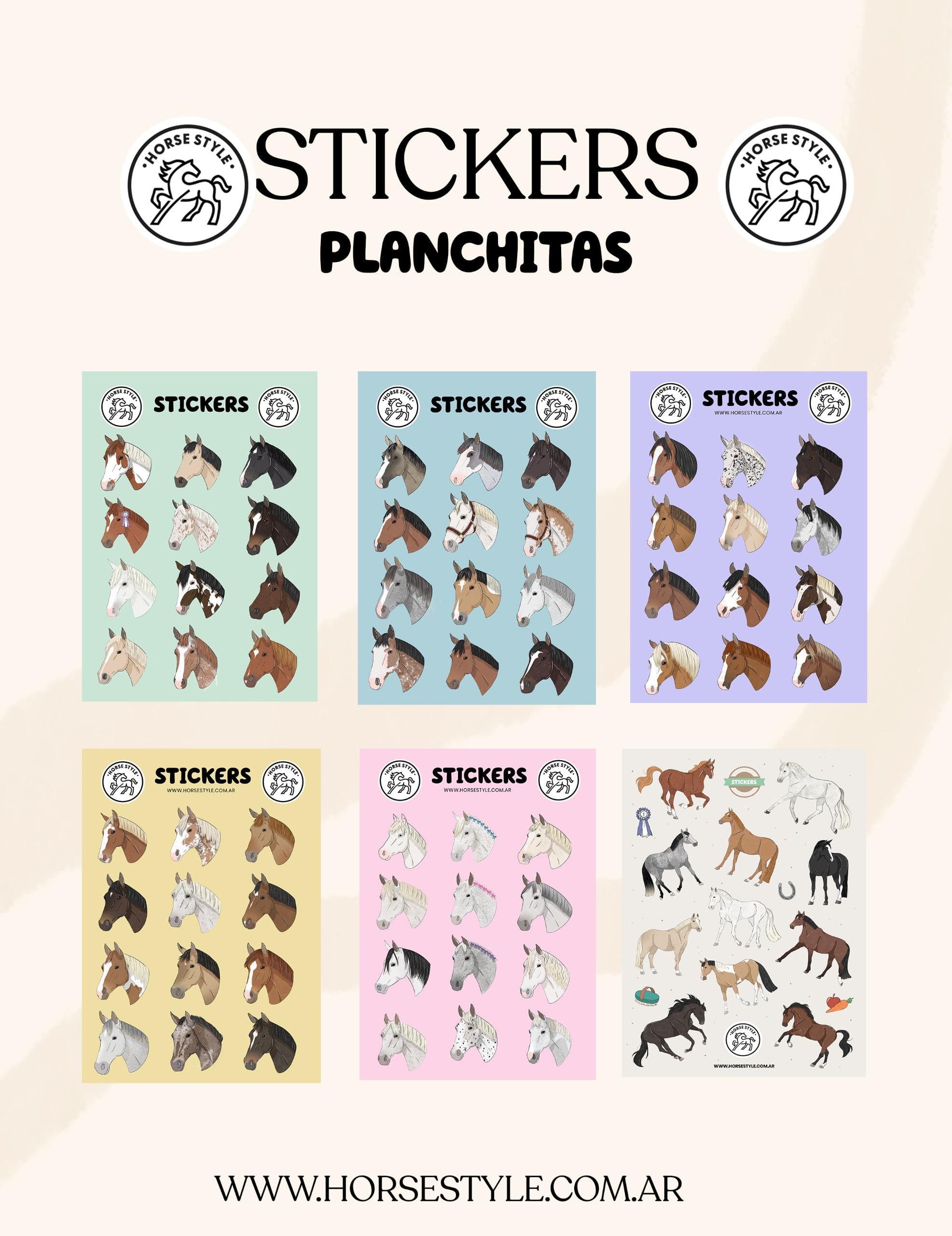 Planchitas stickers 